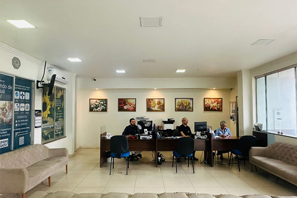 Recepção com equipe Almir Neves